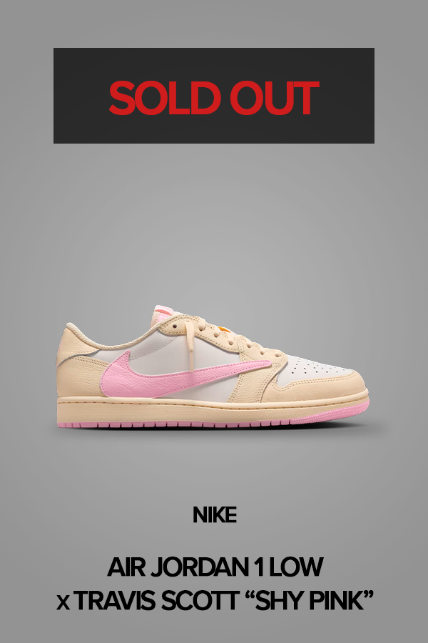 SOLD OUT TRAVIS SCOTT SHY PINK