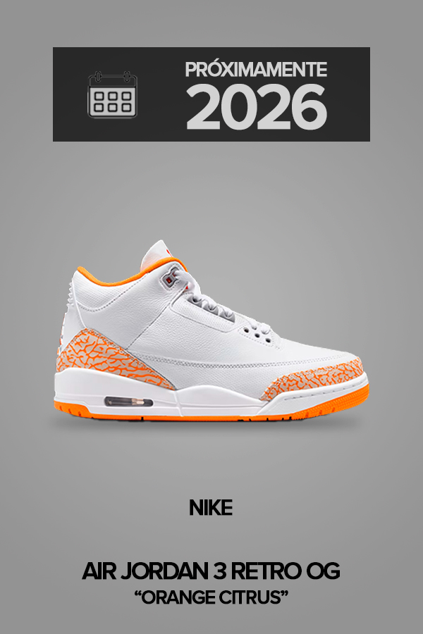 AIR JORDAN 3 ORANGE CITRUS
