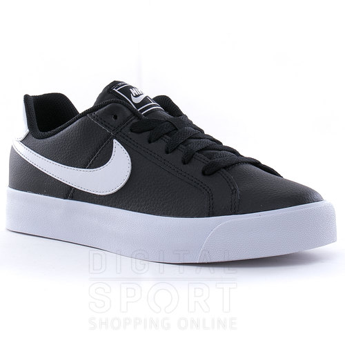 nike court royale mujer plata