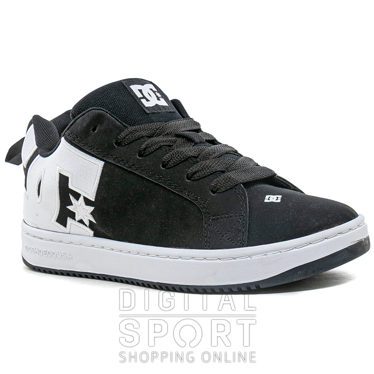 Zapatillas Dc Court Graffik SS Negro Blanco