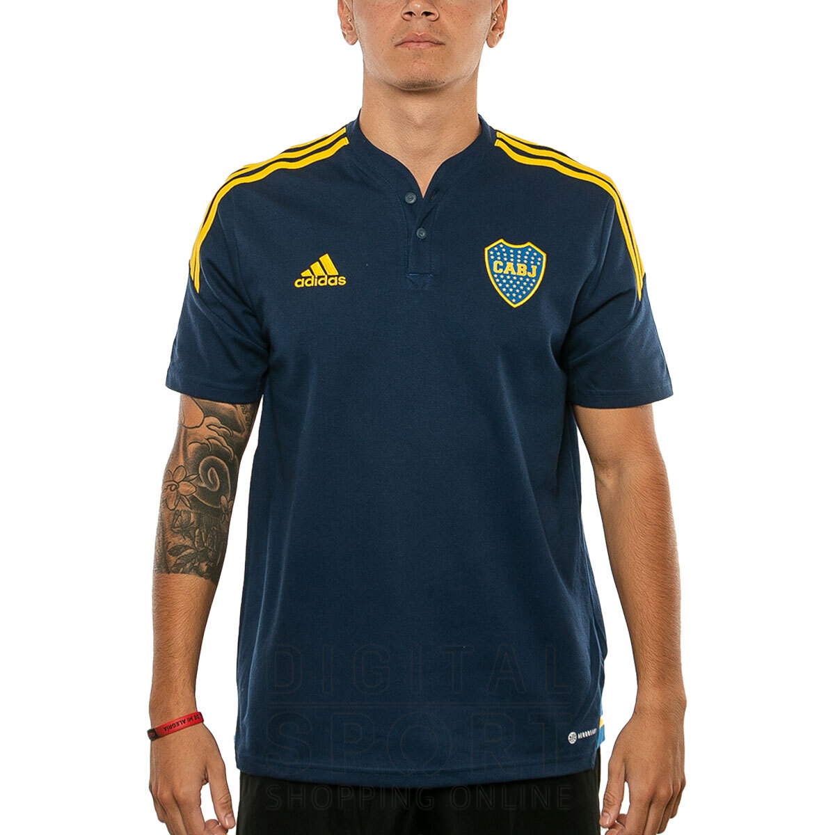 Chomba azul discount de boca adidas