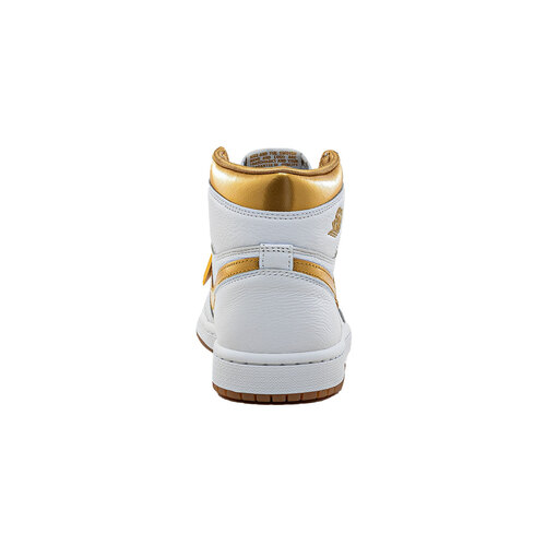 BOTAS W AIR JORDAN 1 RETRO HI OG WHITE GOLD